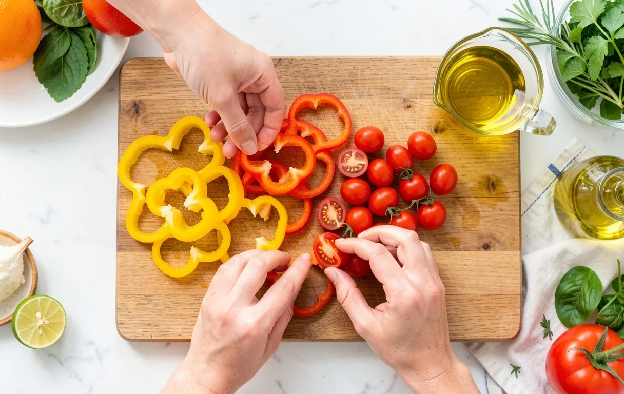 Preparación de alimentos saludables